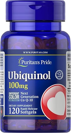 Puritan's Pride - Ubiquinol 100mg – Saúde do Coração, 120 Softgels por Puritan’s Pride