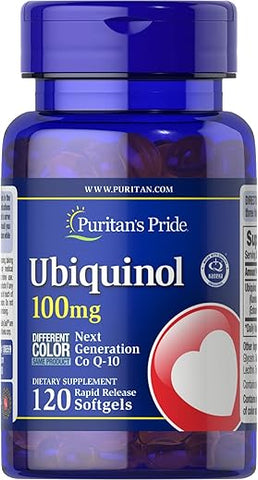 Puritan's Pride - Ubiquinol 100mg – Saúde do Coração, 120 Softgels por Puritan’s Pride