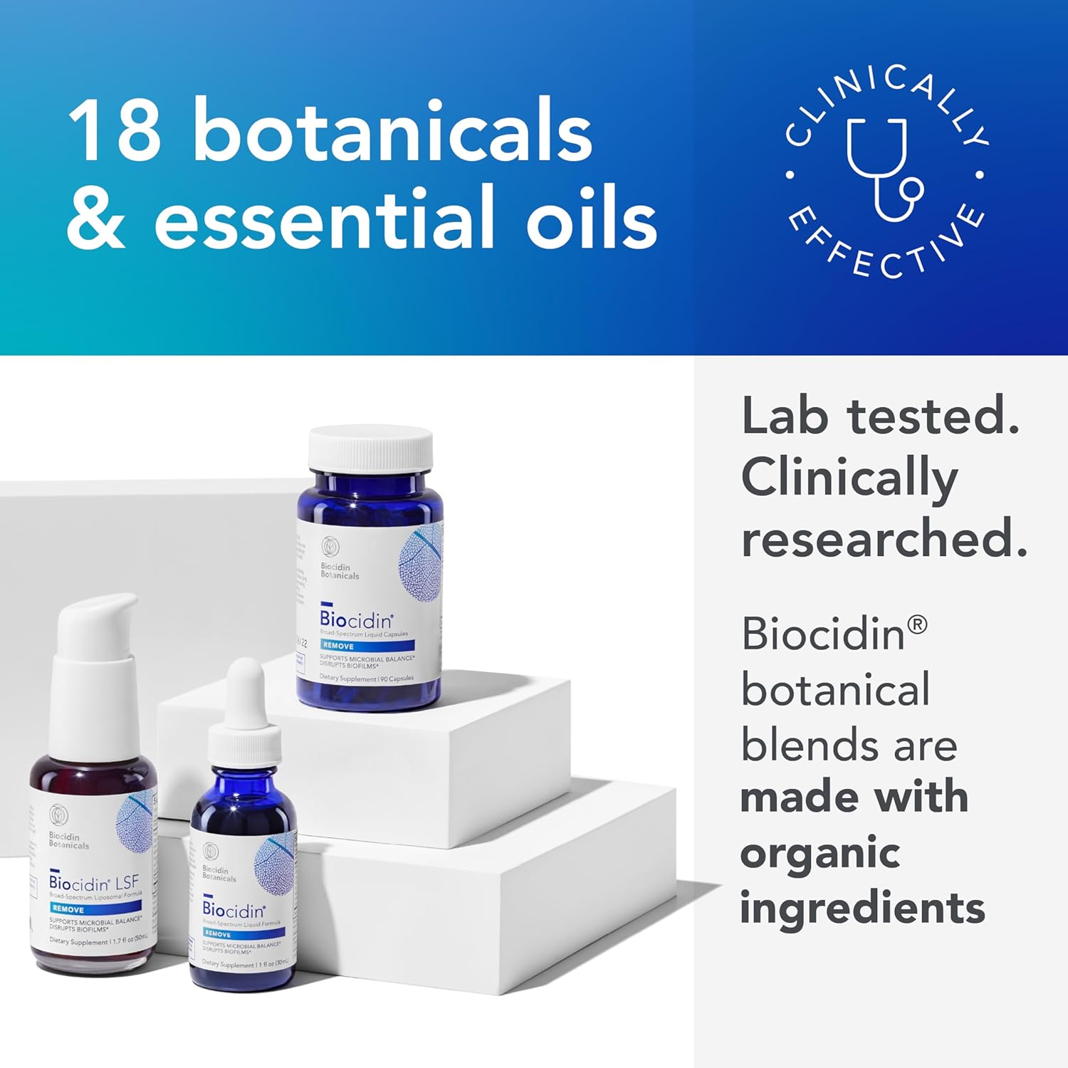Biocidin LSF for Gut Cleanse Detox & Biofilm Defense Support - Potent, Broad-Spectrum Liposomal Formula for Rapid Absorption - Promote Gut Health, Microbial Balance & Mental Clarity (1.7 Fl Oz)