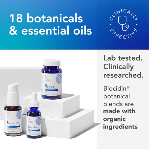 Biocidin LSF for Gut Cleanse Detox & Biofilm Defense Support - Potent, Broad-Spectrum Liposomal Formula for Rapid Absorption - Promote Gut Health, Microbial Balance & Mental Clarity (1.7 Fl Oz)