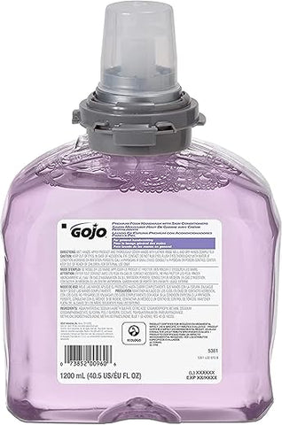 Premium Foam Handwash com Condicionadores de Pele, Fragrância de Cranberry, Certificado EcoLogo, Refil de Sabonete Líquido em Espuma de 1200 mL para Dispensador Touch-Free TFX (Pacote com 2) – 5361-02 - Gojo