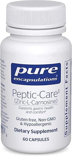 Peptic-Care – Zinco-L-Carnosina – Saúde Intestinal – 60 cápsulas - Pure Encapsulations