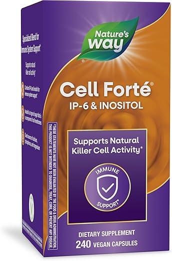 Nature's Way - Nature’s Way Cell Forté IP-6: Reforço Celular para uma Saúde Fortalecida – 60 cápsulas