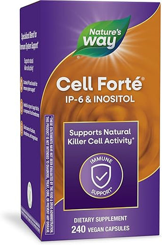 Nature's Way - Nature’s Way Cell Forté IP-6: Reforço Celular para uma Saúde Fortalecida – 60 cápsulas