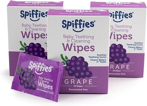 Spiffies - Cuidado Oral para Bebês – Lenços Dentais para Gengivas