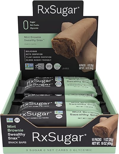 Mint Brownie Swealthy Snax – Delicioso lanche sem açúcar para diabéticos - RxSugar