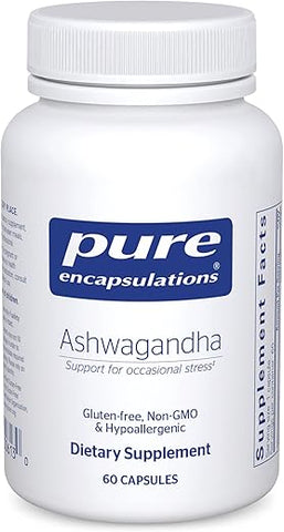 Ashwagandha – 500 mg Extrato de Ashwagandha – Metabolismo - Pure Encapsulations