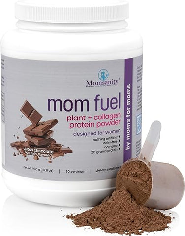 Momsanity - Proteína em Pó Substituta de Refeição Sem Laticínios para Mulheres – Vegetal 500g
