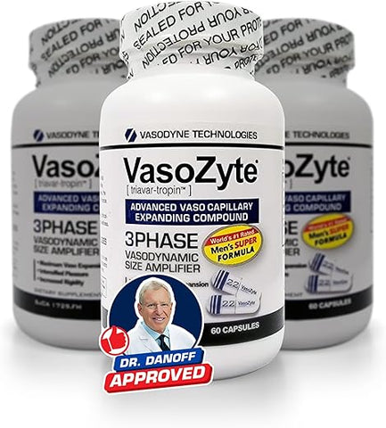 Generic - VasoZyte 3 Frascos – Suporte Óxido Nítrico – Aumenta a Potência Masculina