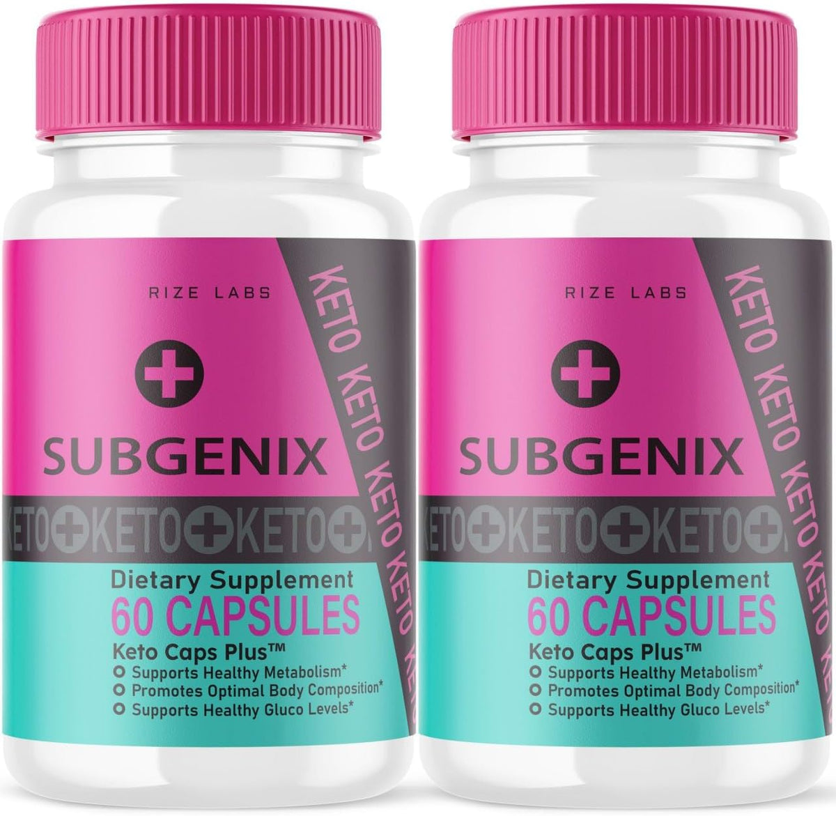 rize labs - (2 Pacotes) Cápsulas Subgenix, Subgenix Pílulas Naturais Queimadoras de Gordura, Suplemento Subgenix para Metas de Fitness e Bem-Estar, Fórmula Avançada Subgenix – Análise, Pastillas (120 Cápsulas)