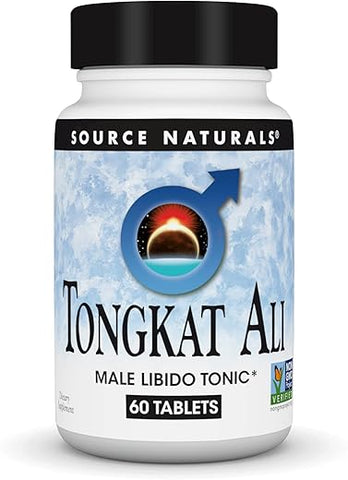 Tongkat Ali Tônico de Libido Masculino – 60 Comprimidos | Aumente sua Libido Naturalmente - Source Naturals
