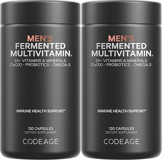 Multivitamínico Diário para Homens, 25 Vitaminas – Marca Líder em Suplementos - Codeage