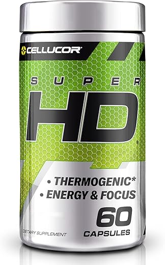 Super HD para Homens – Queime gordura e aumente a energia | 60 cápsulas | 60g - Cellucor