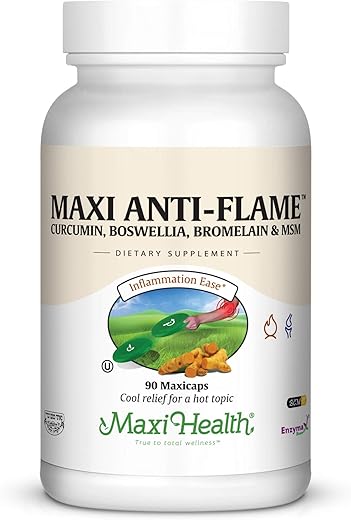 Maxi Health - Maxi Anti-Chamas Cápsulas, 90 Unidades – Suplemento Potente para Proteção contra Fogo