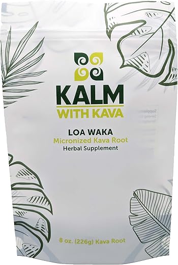 com Kava Loa Waka Micronizado (227g) – Kava de Alta Qualidade - KALM