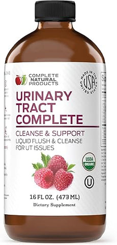Complete Natural Products - Compre agora: Trato Urinário Natural Completo 355ml – Suplemento Líquido para Saúde do Trato Urinário com Cranberry Orgânico, D-Manose, Beterraba, Semente de Funcho e Cúrcuma