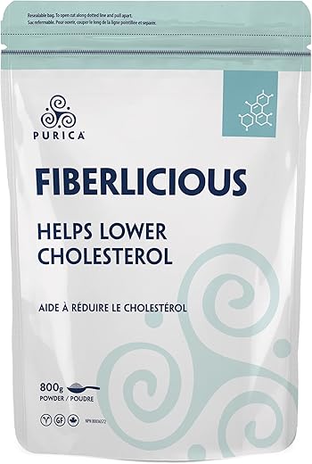 Fiberlicious Chicory Root Fibre 800g – Pó de Suplemento de Fibra Fiberlicious 100% Extrato Puro de Raiz de Chicória (Oligossacarídeos) – Inulina Pura! - PURICA