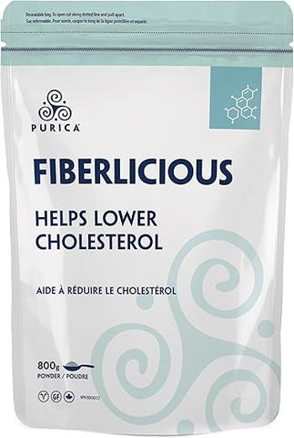 Fiberlicious Chicory Root Fibre 800g – Pó de Suplemento de Fibra Fiberlicious 100% Extrato Puro de Raiz de Chicória (Oligossacarídeos) – Inulina Pura! - PURICA