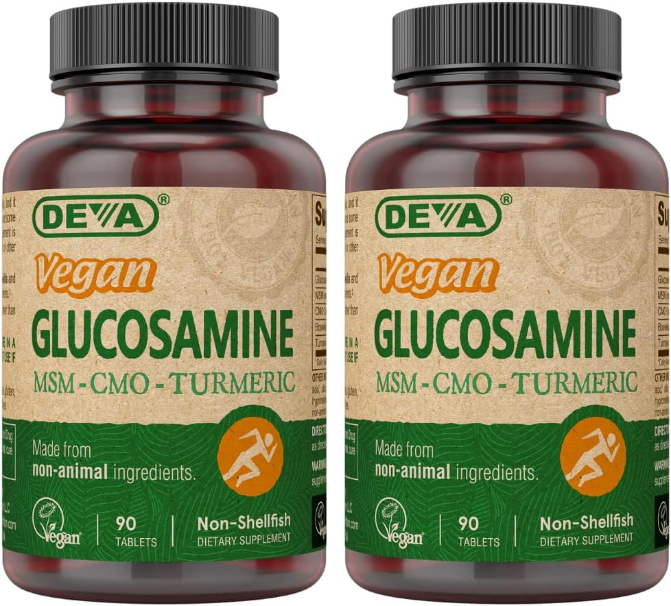 Vegan Glucosamina-MSM-CMO: Suporte para articulações saudáveis em cápsulas veganas - DEVA