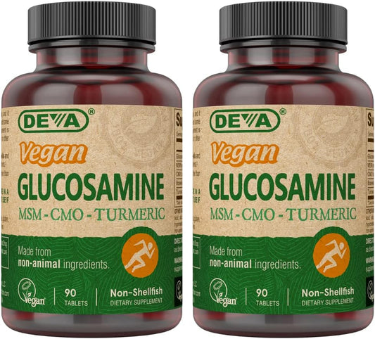 Vegan Glucosamina-MSM-CMO: Suporte para articulações saudáveis em cápsulas veganas - DEVA