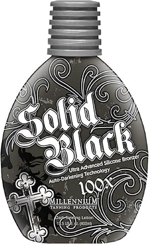 Millennium Tanning Products - Bronzeador Millennium Tanning Solid Black 100X para Camas de Bronzeamento (400ml)