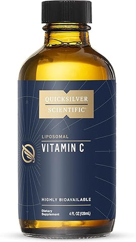 Vitamina C Lipossomal 1000mg – Suporte Antioxidante Imune – Absorção Superior – Vegano Não-OGM - Quicksilver Scientific