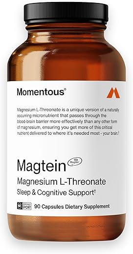 Magtein Magnésio L-Treonato 145mg – Suplemento de Magnésio para Função Cognitiva - Momentous