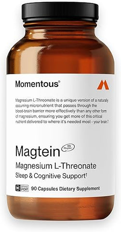 Magtein Magnésio L-Treonato 145mg – Suplemento de Magnésio para Função Cognitiva - Momentous
