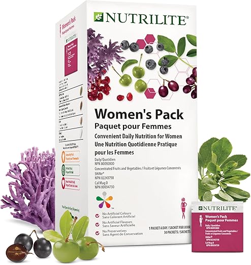 Pack Mulheres – 30 Pacotes | Vitaminas e Minerais Essenciais | Saúde Feminina - Nutrilite