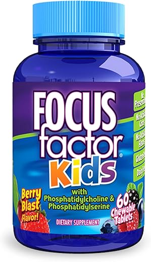 Kids – Vitaminas Mastigáveis Diárias Completas: Multivitamínico para Crianças - Focus Factor