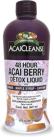 Acai-cleanse 947 ml – Detox Poderoso para uma Saúde Vibrante - Garden Greens
