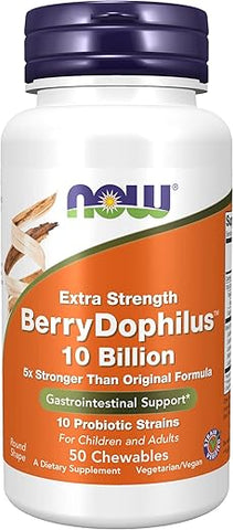 Suplementos, BerryDophilus™, Desenvolvido para Adultos – Marca Líder em Saúde e Bem-Estar - NOW Foods