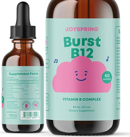 JoySpring - Liquid B Complex para Crianças – B Complex Infantil B2, B6, B12