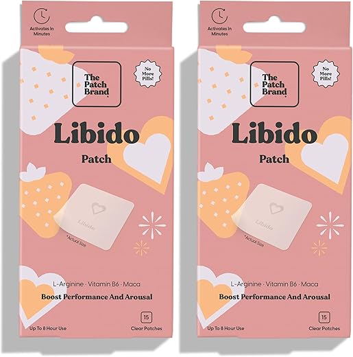 The Patch Brand - Patch de Libido da Marca | Bem-Estar Natural com L-Arginina, Vitamina B6 e Maca | 100% Natural e Eficaz