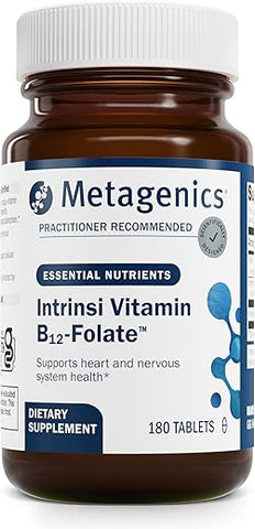 Intrinsi Vitamina B12-Folato – Sistema Nervoso | 60 cápsulas | 500 mcg B12 | 800 mcg Folato | Metagenics - Metagenics