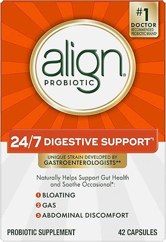 Probiótico, Probióticos para Mulheres e Homens, Suplemento Diário de Probióticos para Saúde Digestiva*, Probiótico #1 Recomendado por Médicos e Gastroenterologistas‡, 42 Cápsulas - Align