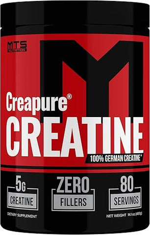 Creapure – Pó de Creatina para Crescimento Muscular – 100% Pura – 300g - MTS Nutrition