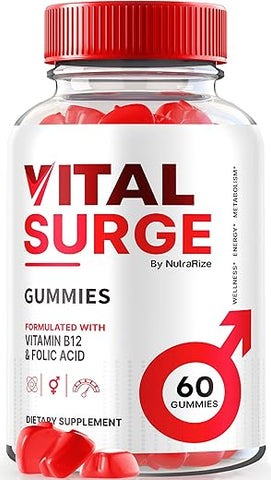 NutraRize - Vital Surge Gummies – Gomitas de Vinagre de Maçã Natural (60 Gummies)