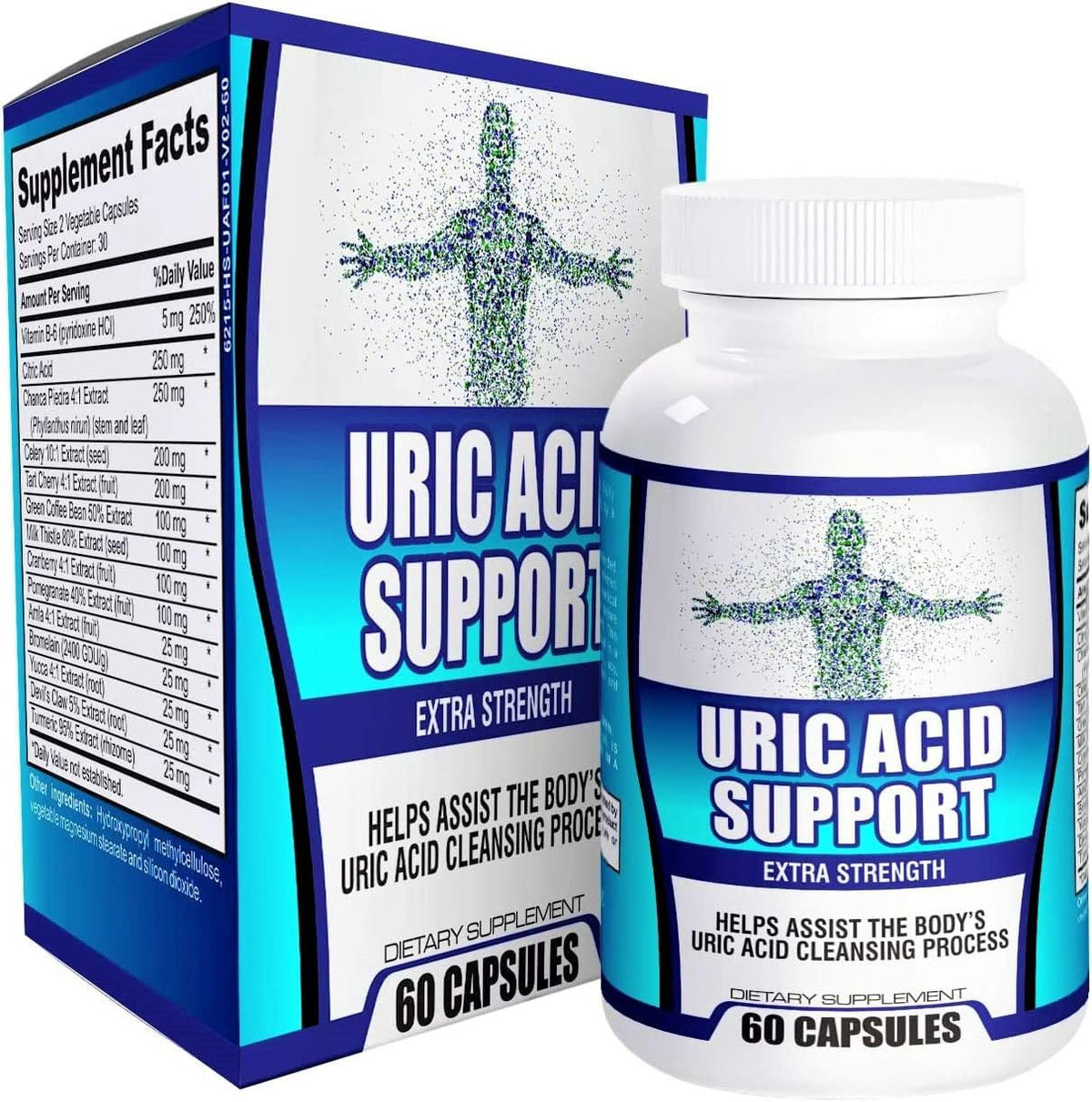 Elevate Recovery Supplements - Limpeza de Ácido Úrico – Fórmula Herbal com 14 Ingredientes Ativos, incluindo Cereja Tart, 100g