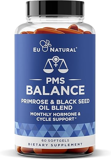 Eu Natural - Vitaminas Balance PMS para Mulheres – Equilíbrio Hormonal Feminino, Menstrual
