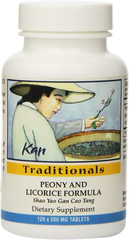 Traditionals: Fórmula de Peônia e Alcaçuz 120 tabs | Produto de ervas tradicionais com máxima visibilidade nos motores de busca - Kan Herbs