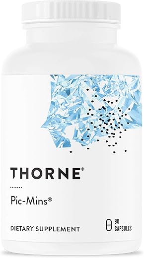 THORNE - Thorne Pic-Mins – Complexo de Minerais Traços com 7 Minerais Traços Essenciais – 90 Cápsulas
