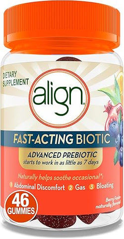 Advanced Prebiotic Gummies | Prebiótico Avançado para Mulheres e Homens | Resultados em 7 dias* | 46 Gummies - Align