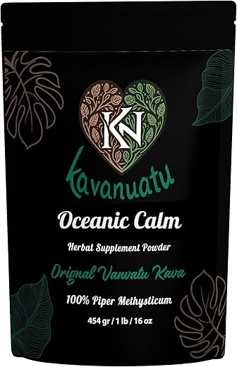 Kavanuatu - Vanuatu Kava em Pó Raiz de Kava Suplemento Herbal para Calma – 100g