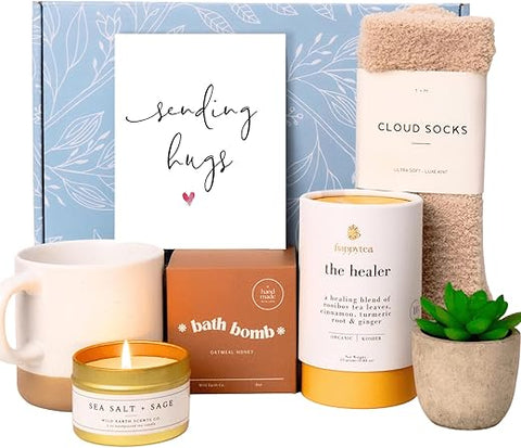 Unboxme Gifts - Unboxme Luxe – Caixa de Presente de Autocuidado para Mulheres | Pacote Premium com Cartão de Carinho | Cesta de Spa Relaxante e Bem-Estar
