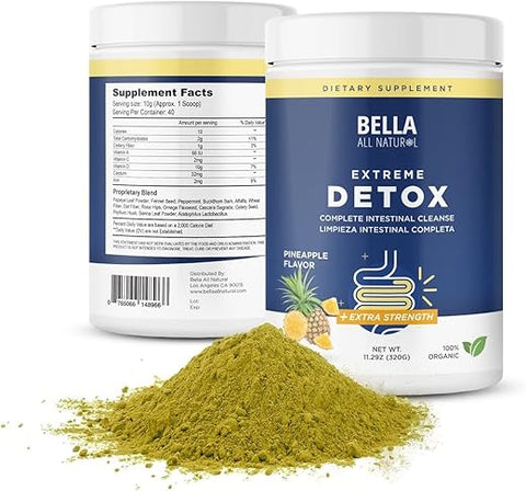 Extreme Detox em Pó (Abacaxi) – 100g - Bella All Natural