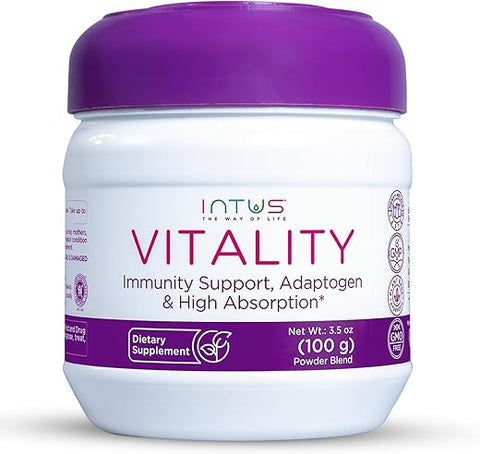 INTUS THE WAY OF LIFE - Pó de Suporte Imunológico para Prevenção de Resfriados por Intus – 100g – Suplemento Natural para Imunidade – Saúde Digestiva e Bem-Estar – Reforço Imunológico para Adultos