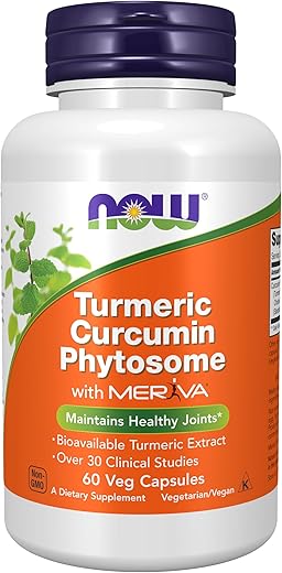 Supplements: Extrato de Cúrcuma Bio-Refinado, 60 Cápsulas Vegetais - NOW Foods