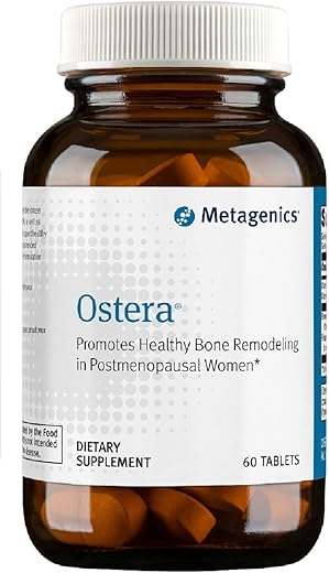 Ostera – Suplemento para Remodelação Óssea Saudável – Suporte Ósseo para Mulheres – Com Vitaminas D – 60 cápsulas - Metagenics