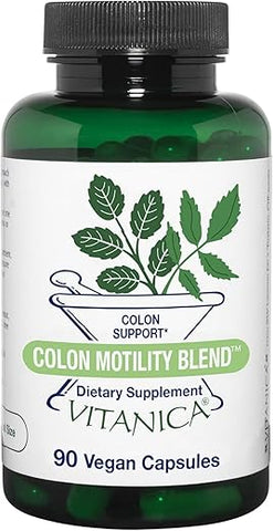 Suporte para o Cólon, Vegan, 90 Cápsulas – Blend de Motilidade do Cólon - Vitanica